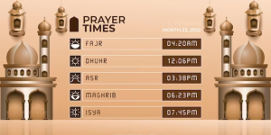 Salah Time Table