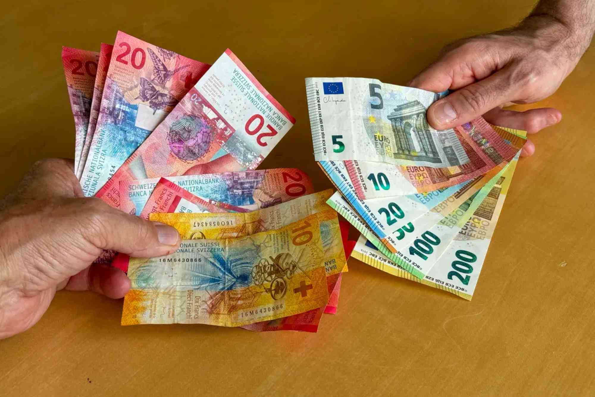 Convertir Franc Suisse en Euro