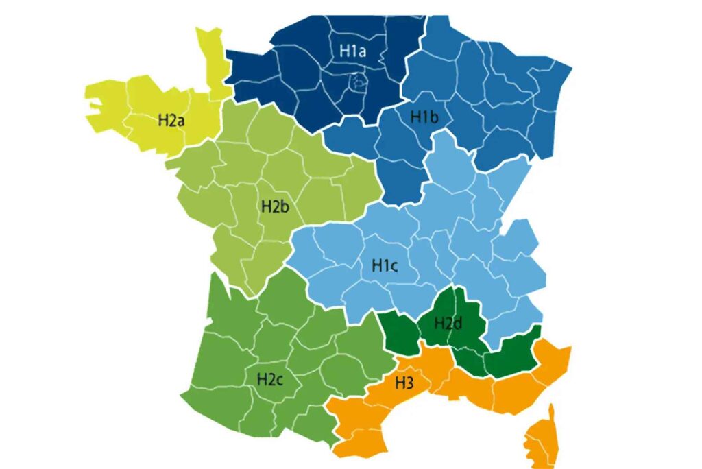 Zone Climatique en France