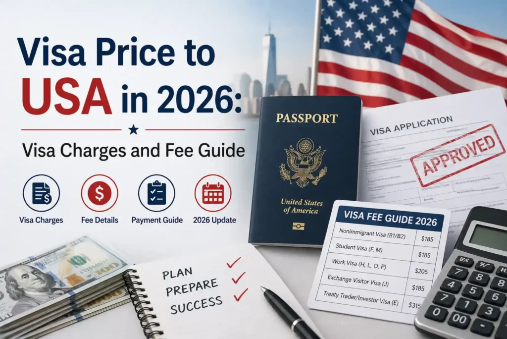 Visa Price to USA in 2026 Visa Charges and Fee Guide