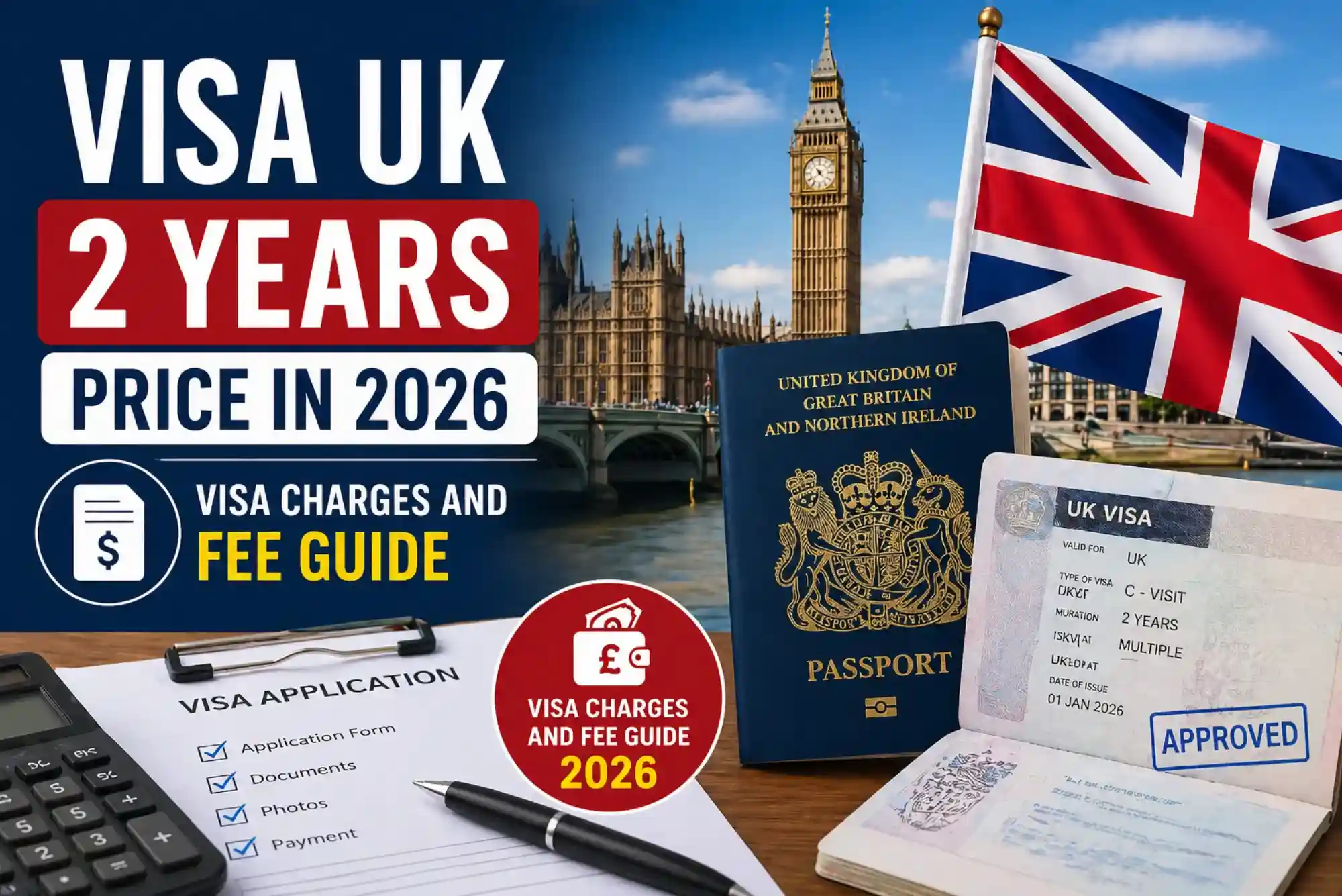 Visa UK 2 Years Price in 2026 Visa Charges and Fee Guide