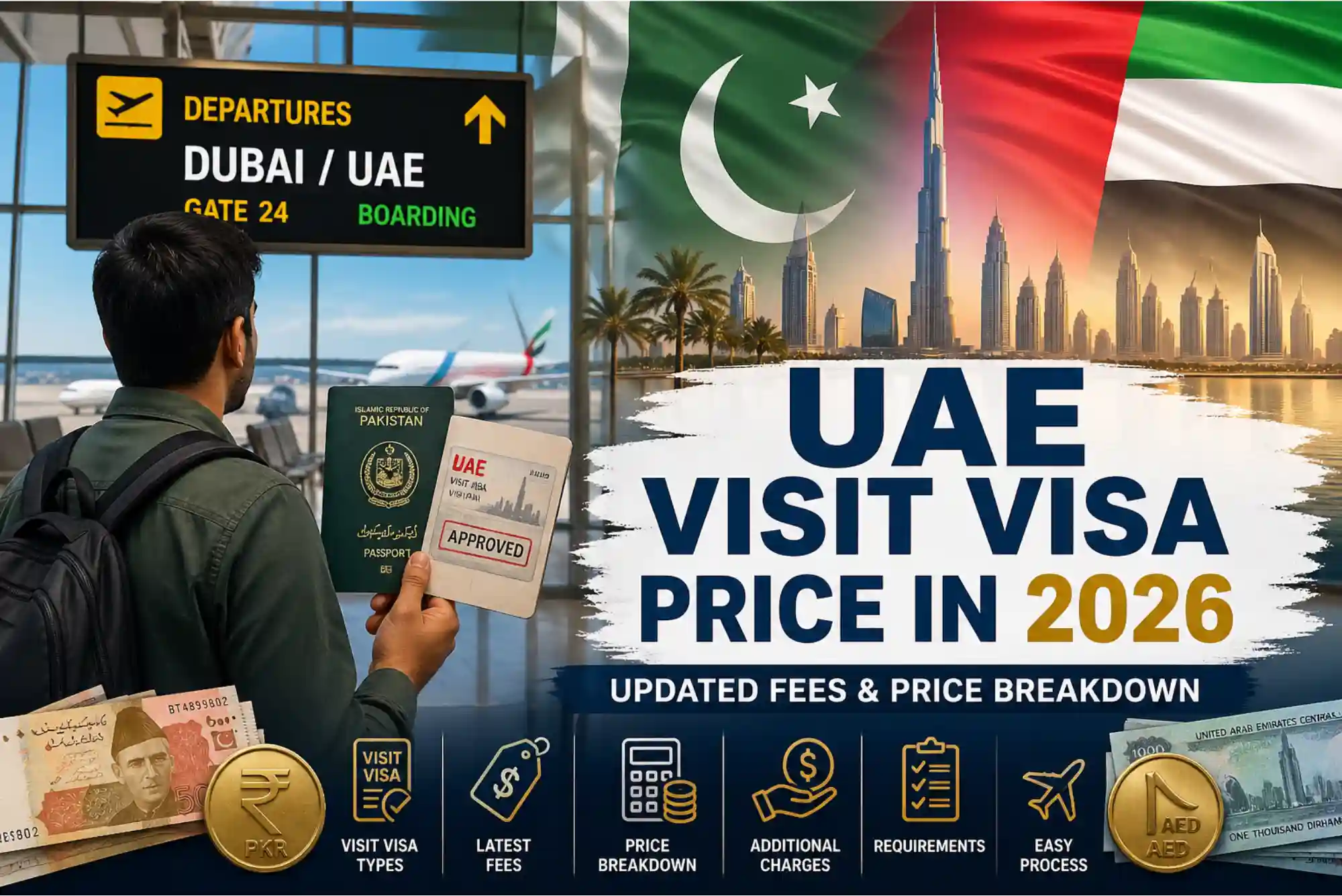 Visit Visa in UAE Price in 2026 Updated Fees and Price Breakdown