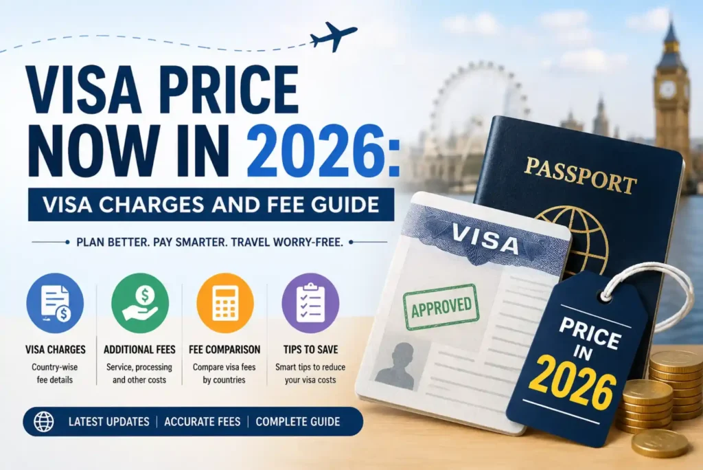 Visa Price Now in 2026 Visa Charges and Fee Guide