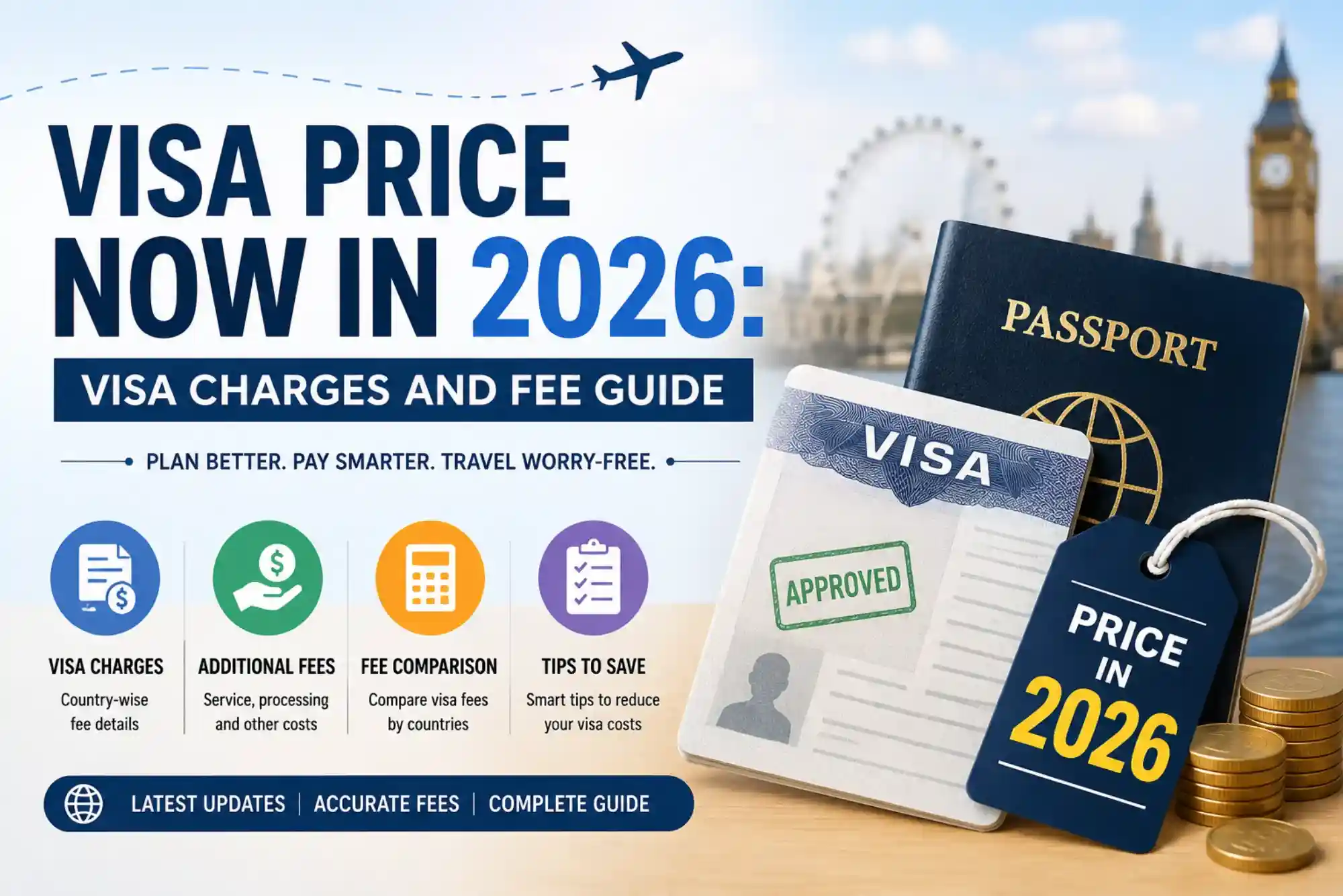 Visa Price Now in 2026 Visa Charges and Fee Guide